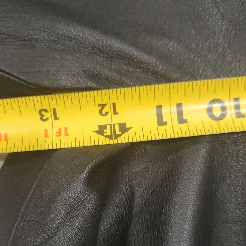 Vtg Alfani Black  Leather Pants - Picture 7 of 13